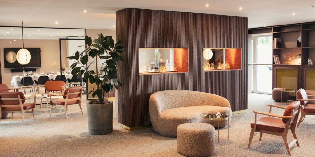 Siddeområde hos Fjelsted Skov Hotel og konference